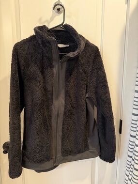 THE NORTH FACE- Ws L, Blk Plush Zip Jacket